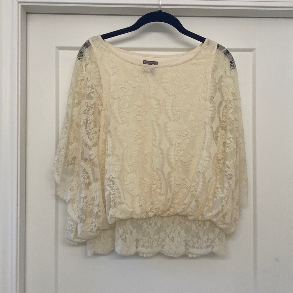 Free People lace top
